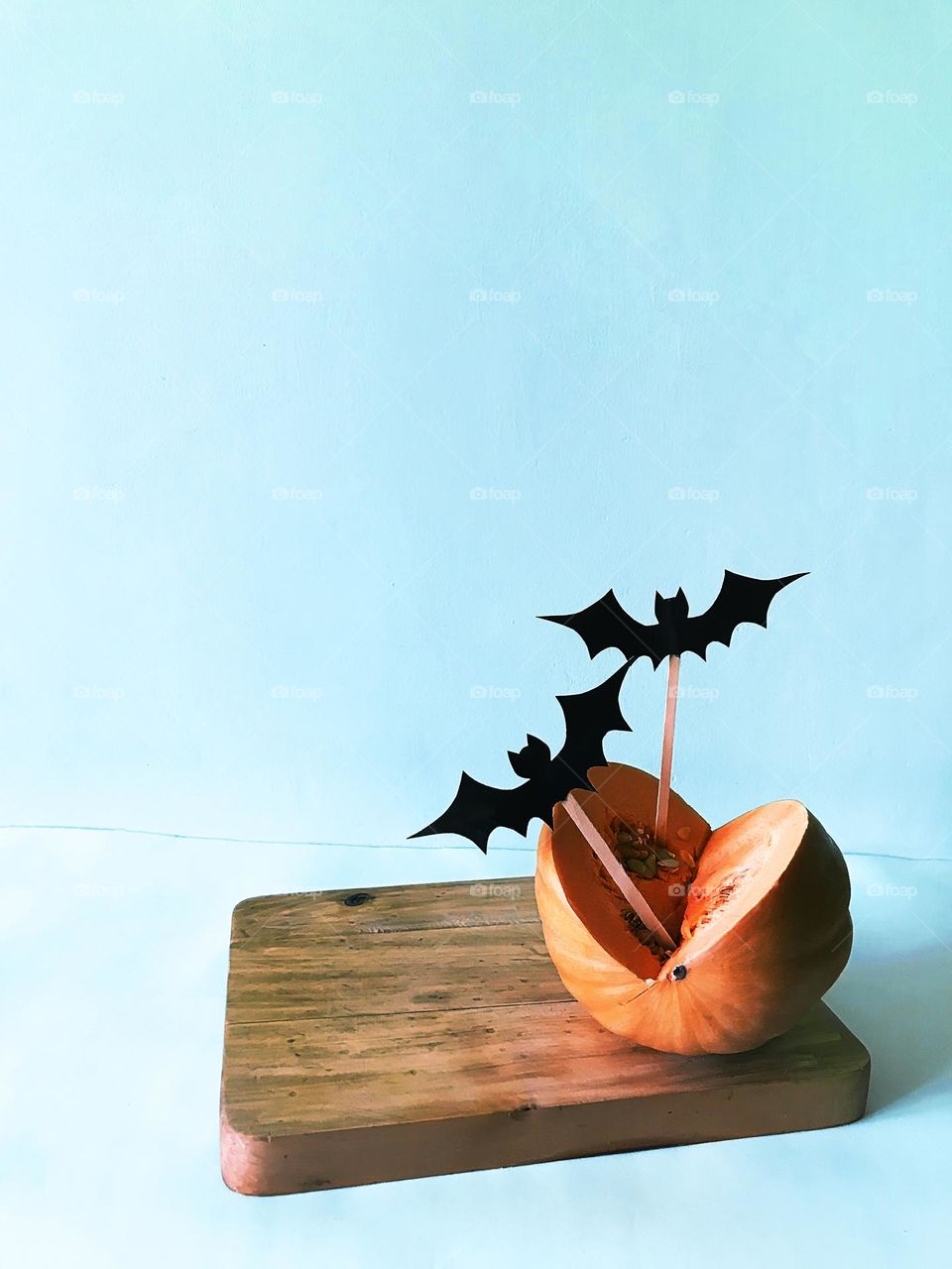 Bright colorful pumpkin 