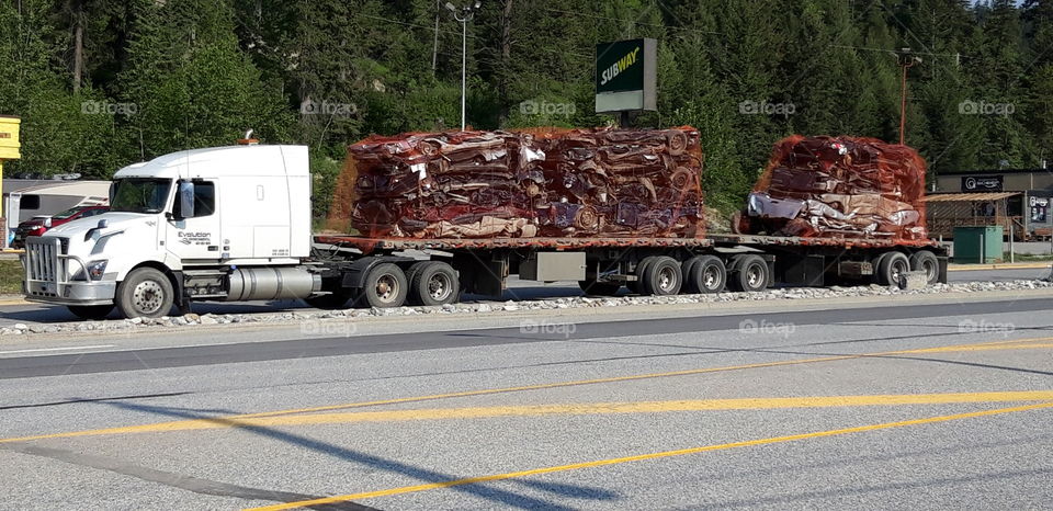 compression de voitures