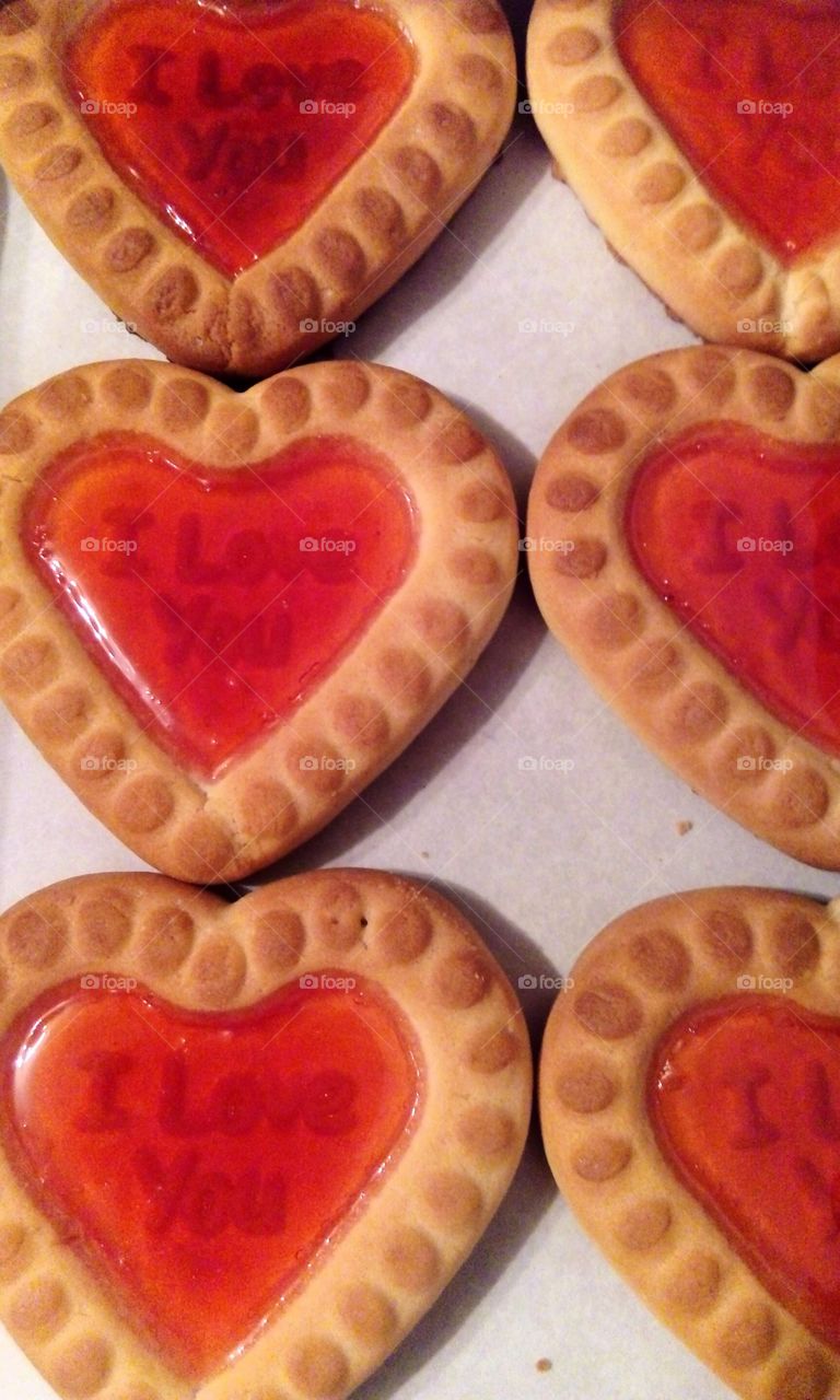cookies "love you"