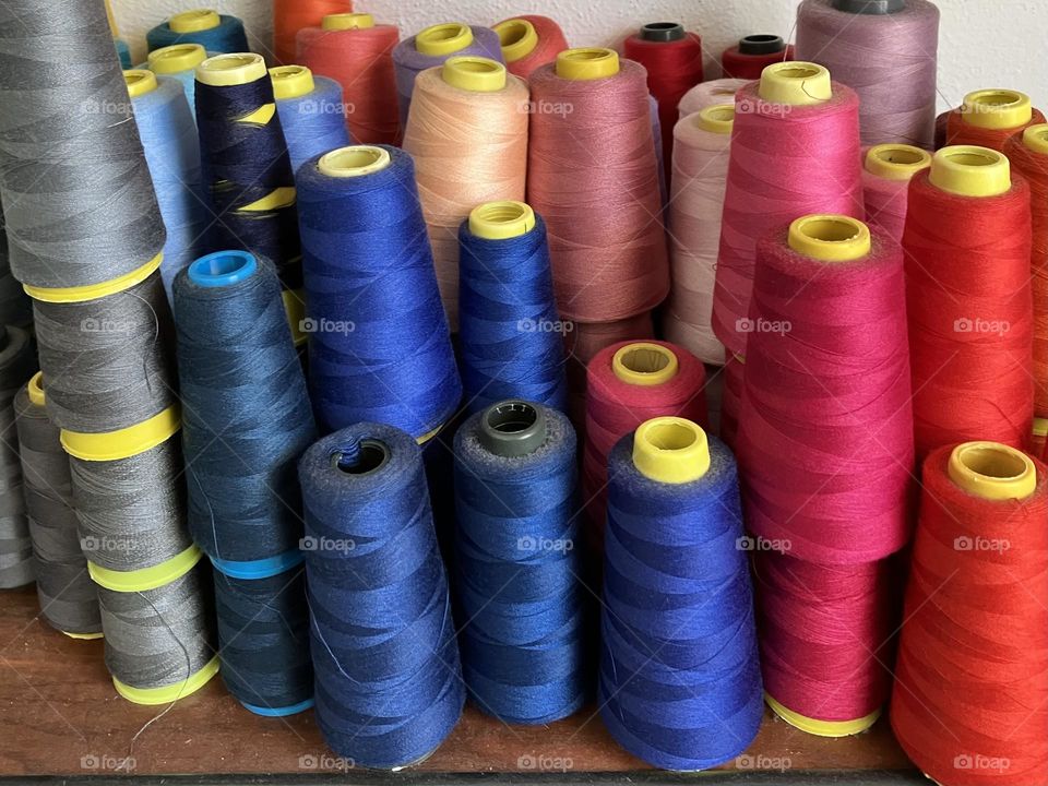 Colors explosion for sewing material