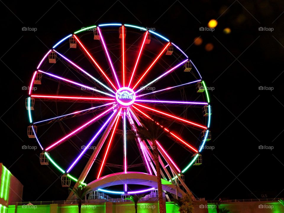 Colorful Circular Ferris Wheel - Geometry is a type of math that deals with points, lines, shapes, and surfaces. Examples are Circles, Rectangles, and Triangles. A triangle is a closed, 2-dimensional shape with 3 sides, 3 angles, and 3 vertices