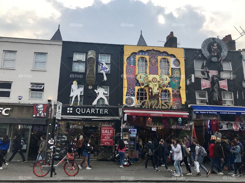 storefront in Camden Market London 🇬🇧