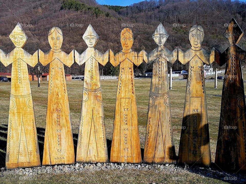 wood sculptures