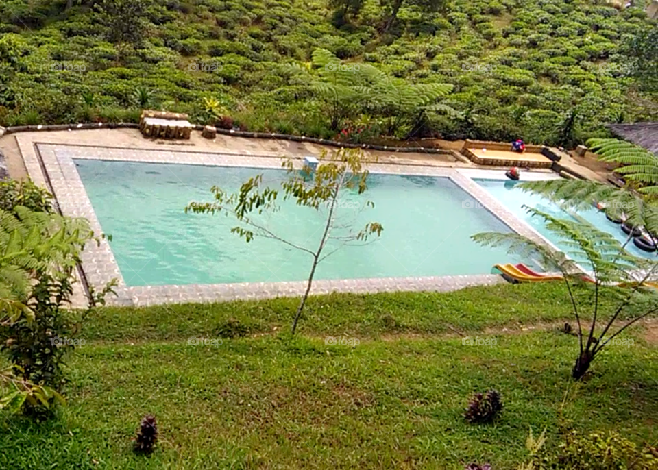 swiming pool at hill west java
