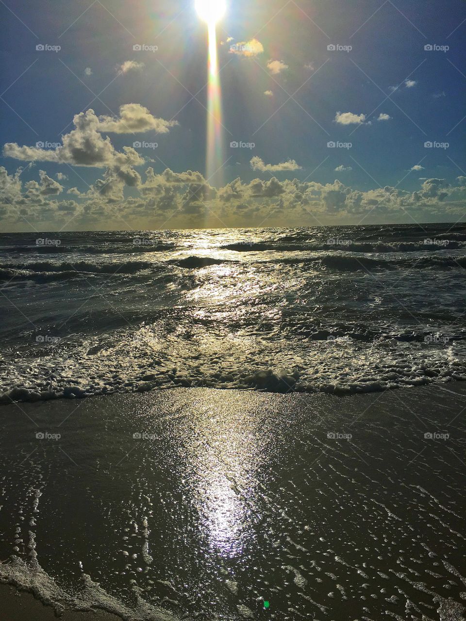 On the beach in Naples, FL
