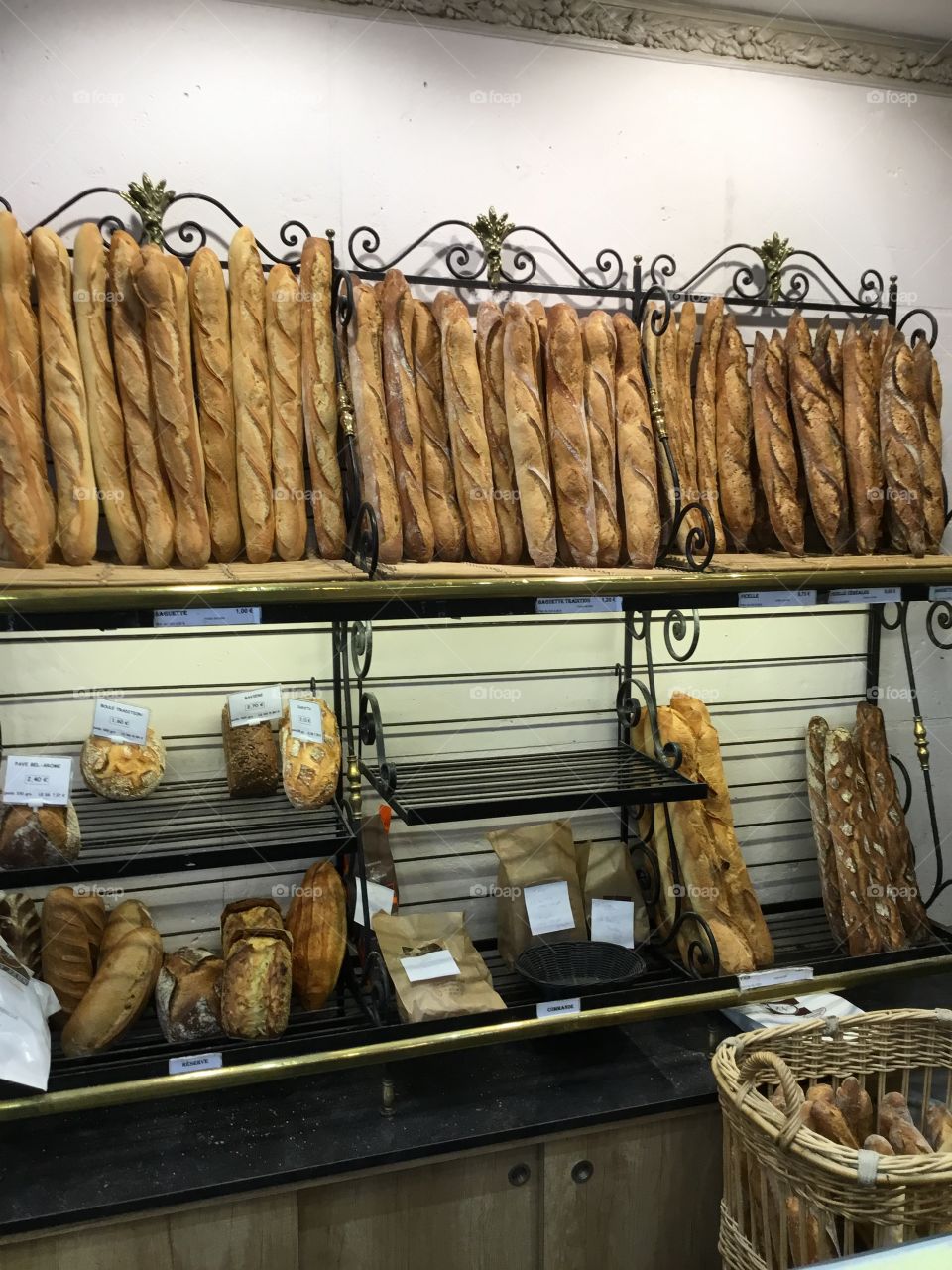 Fresh bread a staple in Paris, France