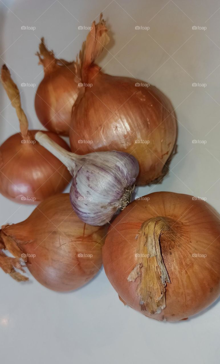 onion garlic