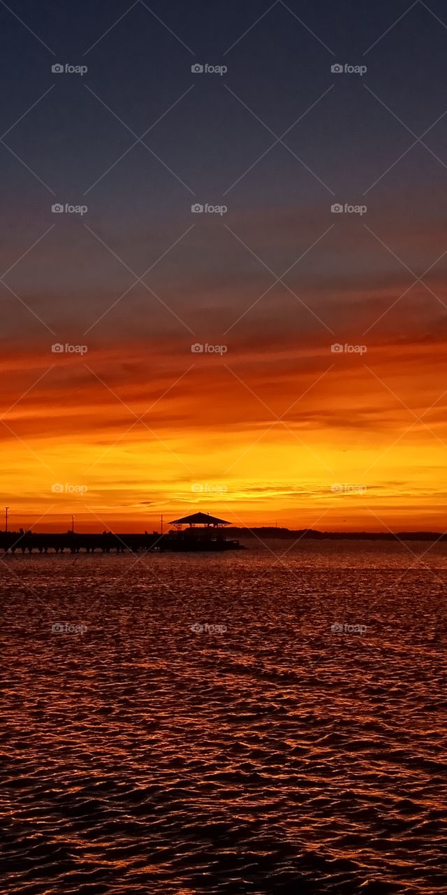 Sunset in Tidung Island,  Indonesia