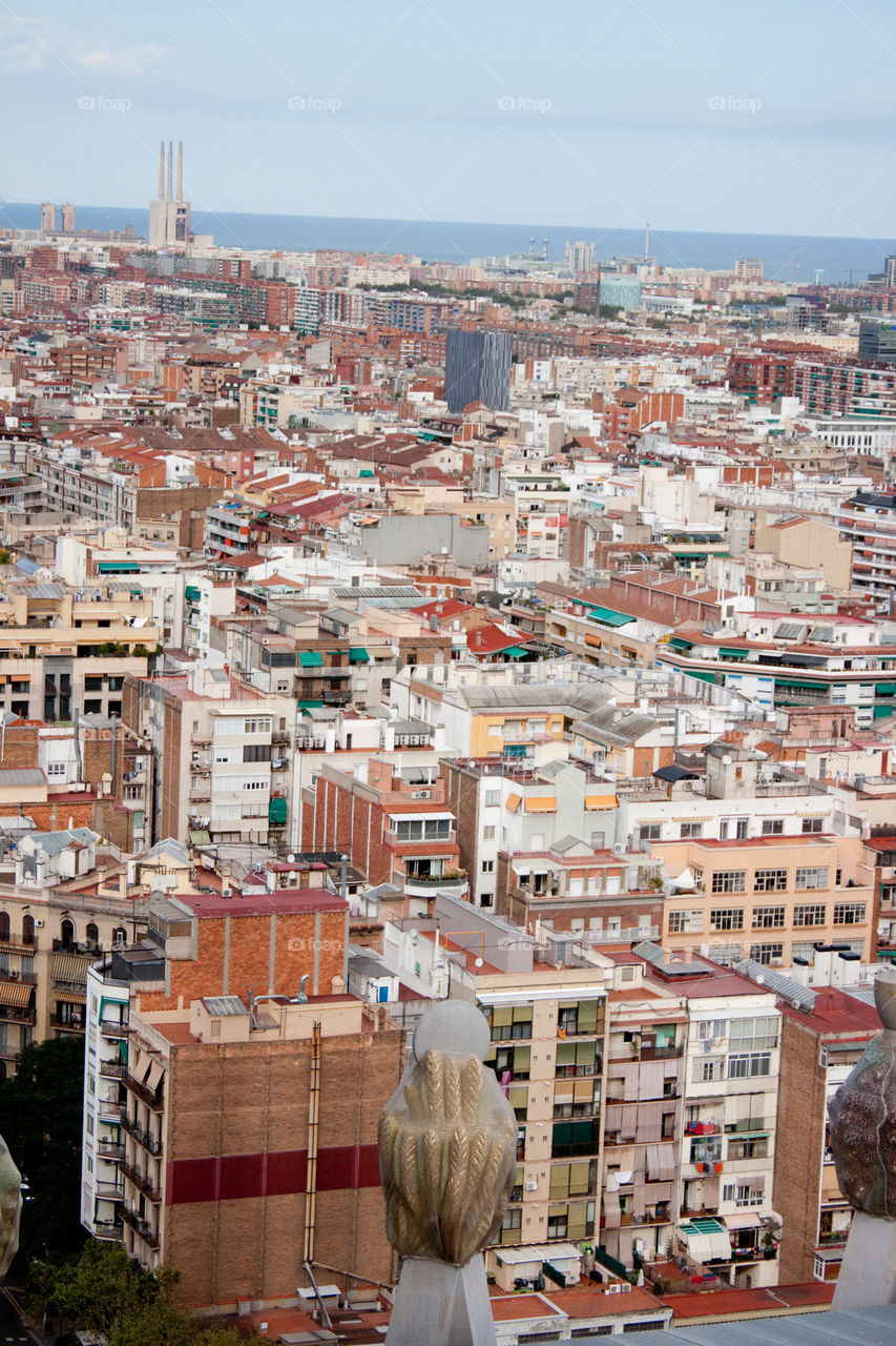 Barcelona skyline 