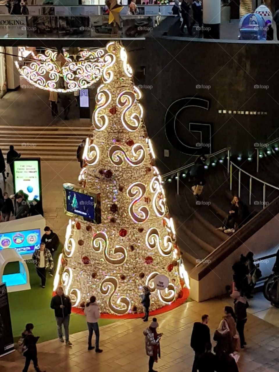 Christmas tree at Cabot Circus