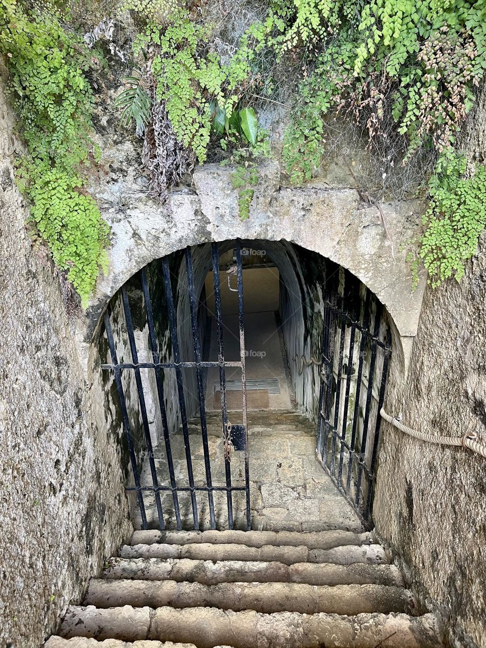 Entrance in the old underground 