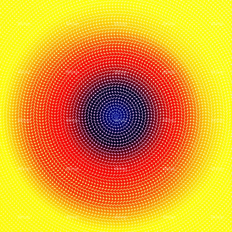 Colorful illusions design with dots high quality modern background