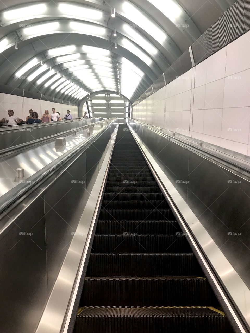 Escalator, Step, Airport, Subway System, Steel