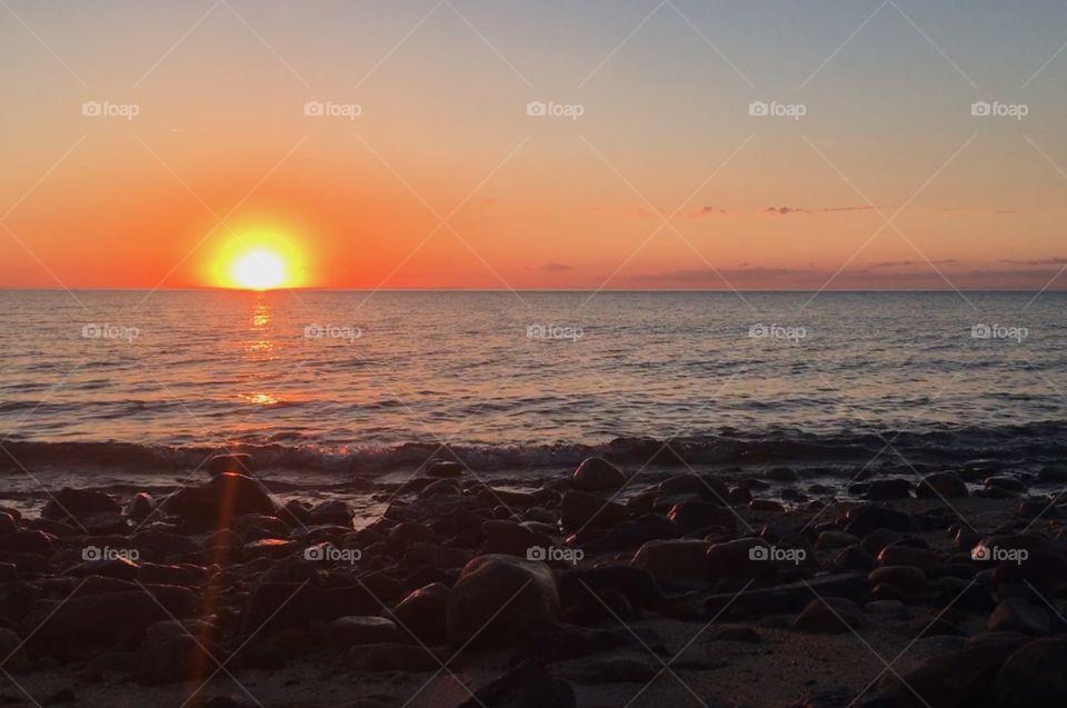 Sunset over Cape Cod 