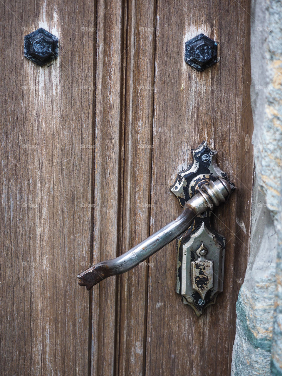 Old doorhandle. 