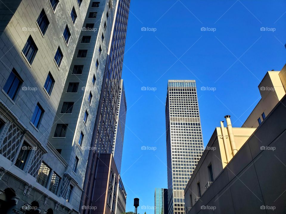 Library and surround buildings DTLA
