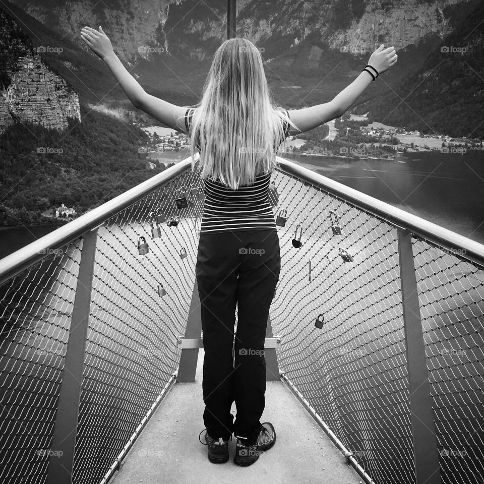 Viewing platform over Hallstatt