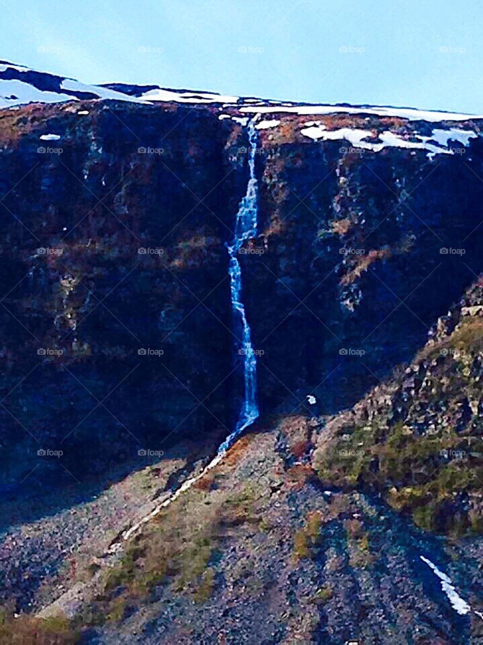 Waterfall in the mountain