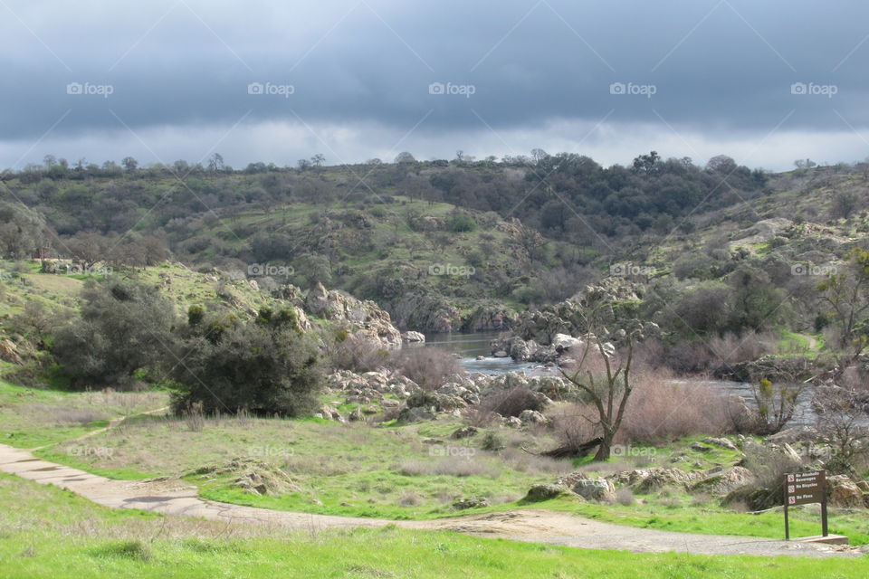 Knights Ferry recreation area in California