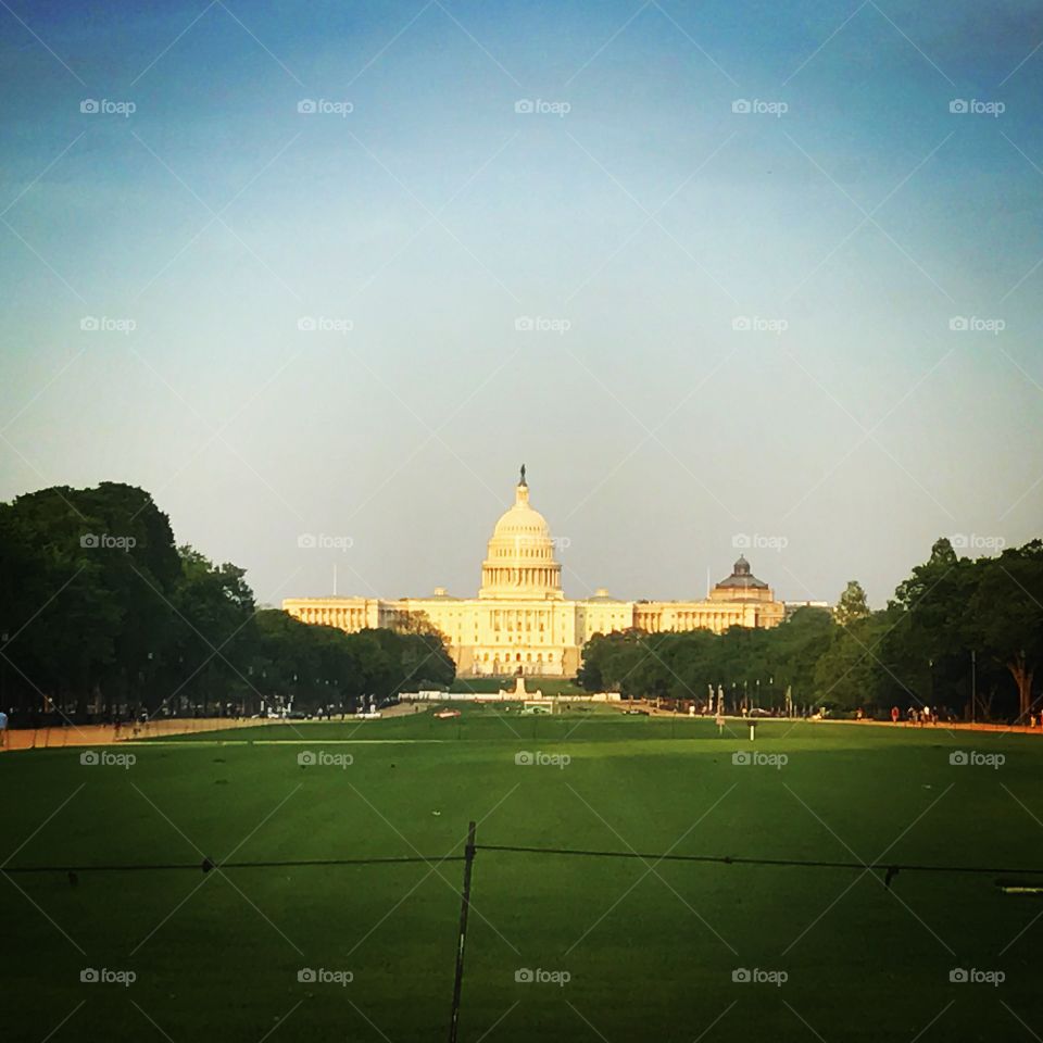 US Capitol from afar