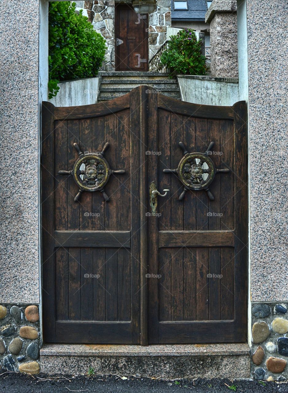 Beach house doors