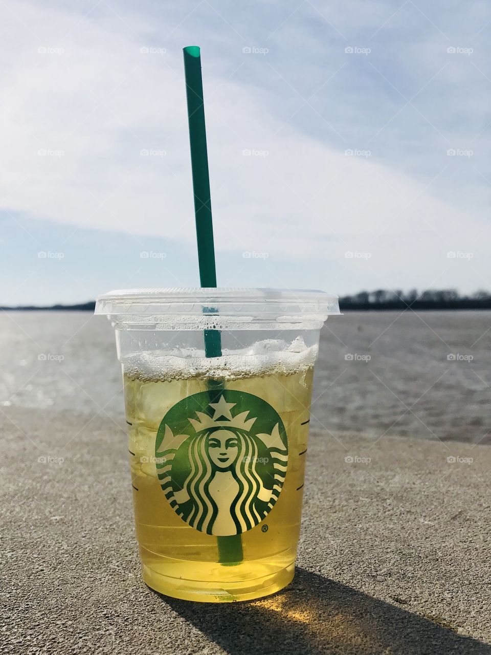 River front and Starbucks 