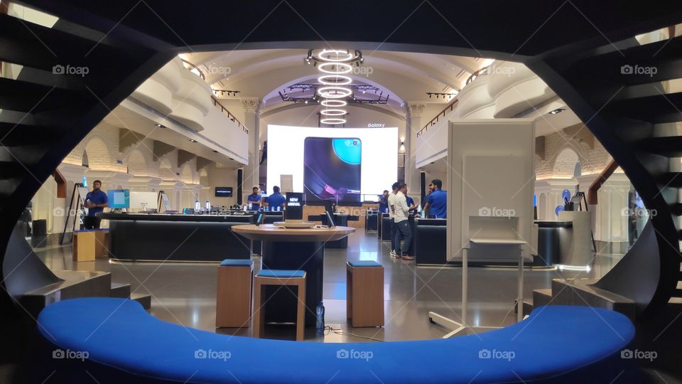 Samsung show room Bengaluru.