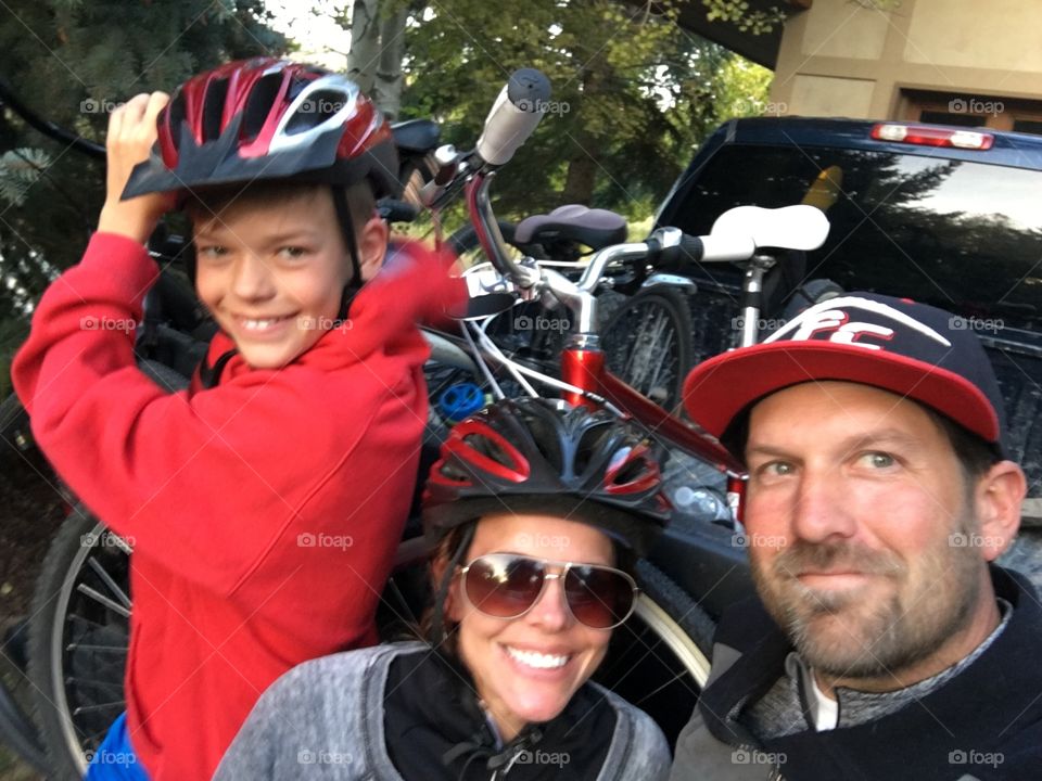 Family bike trip
