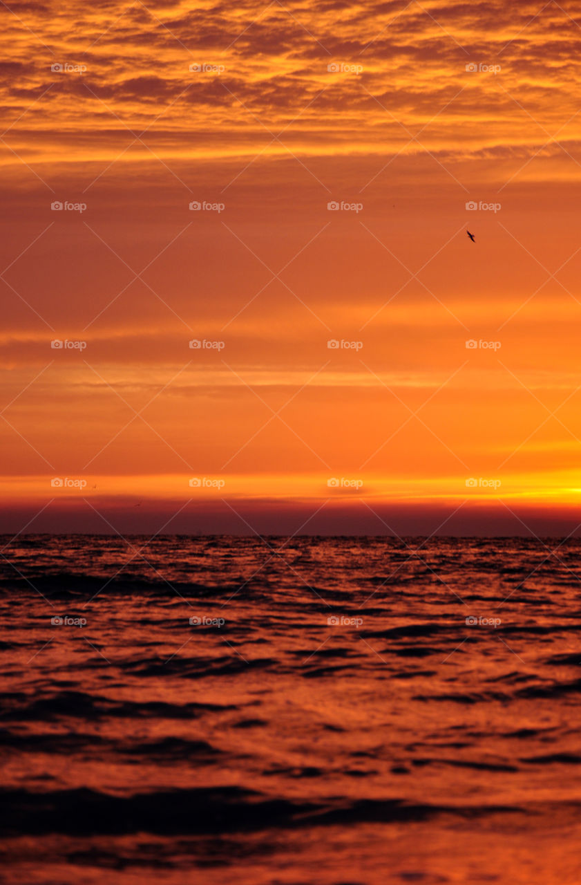 Sunrise over the Baltic Sea 
