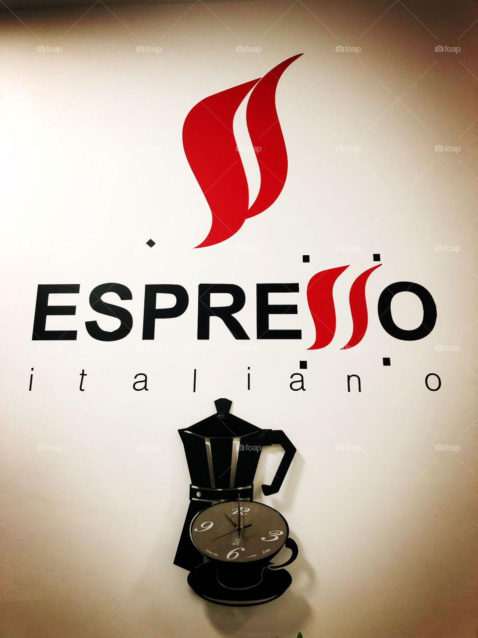 Espresso time for coffee 