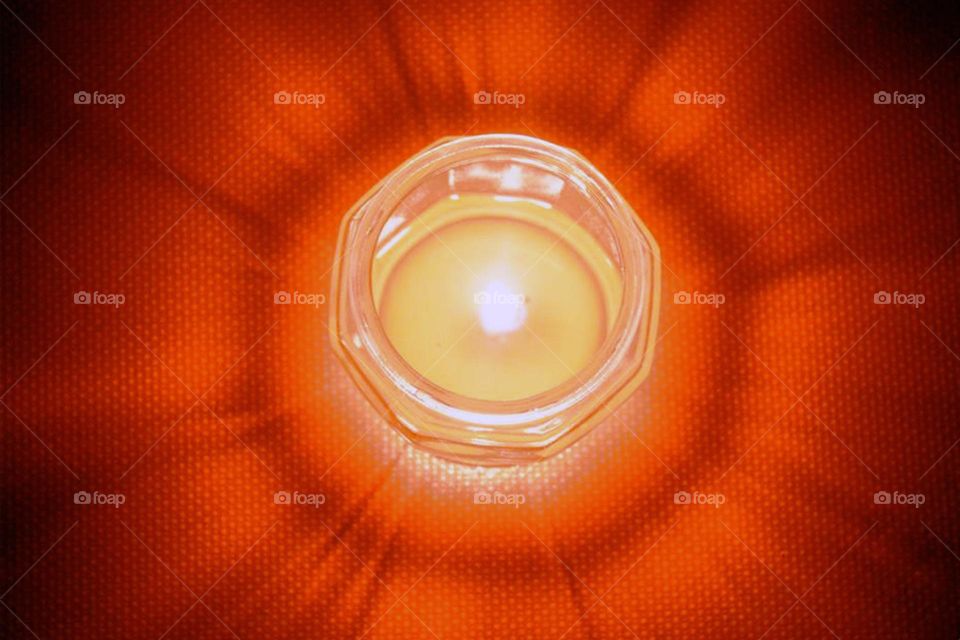 candle shadow around the tile for background dark photo shoot