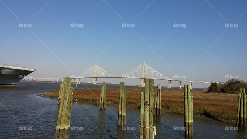 Don n Holt bridge. the famous Charleston bridge
