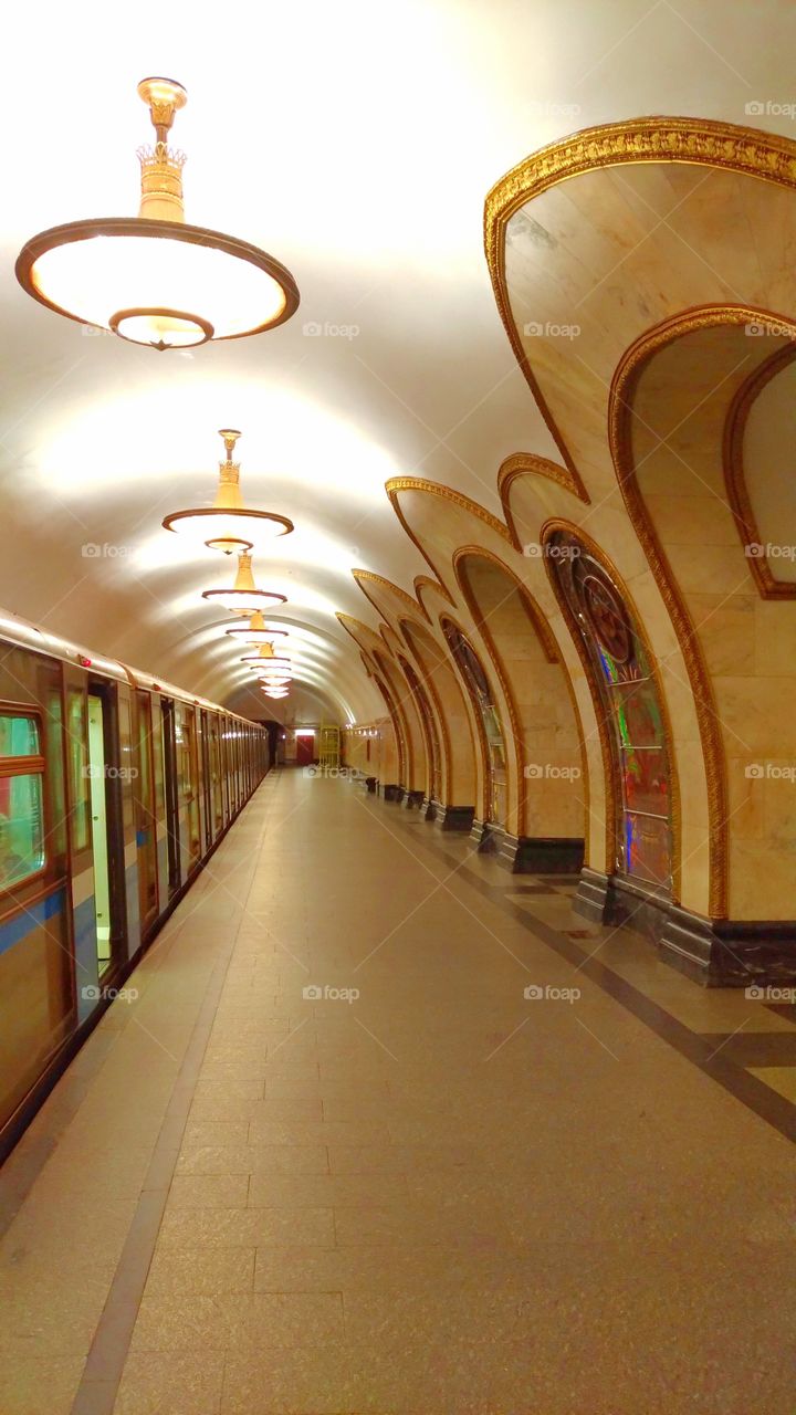 Subway station in Moscow