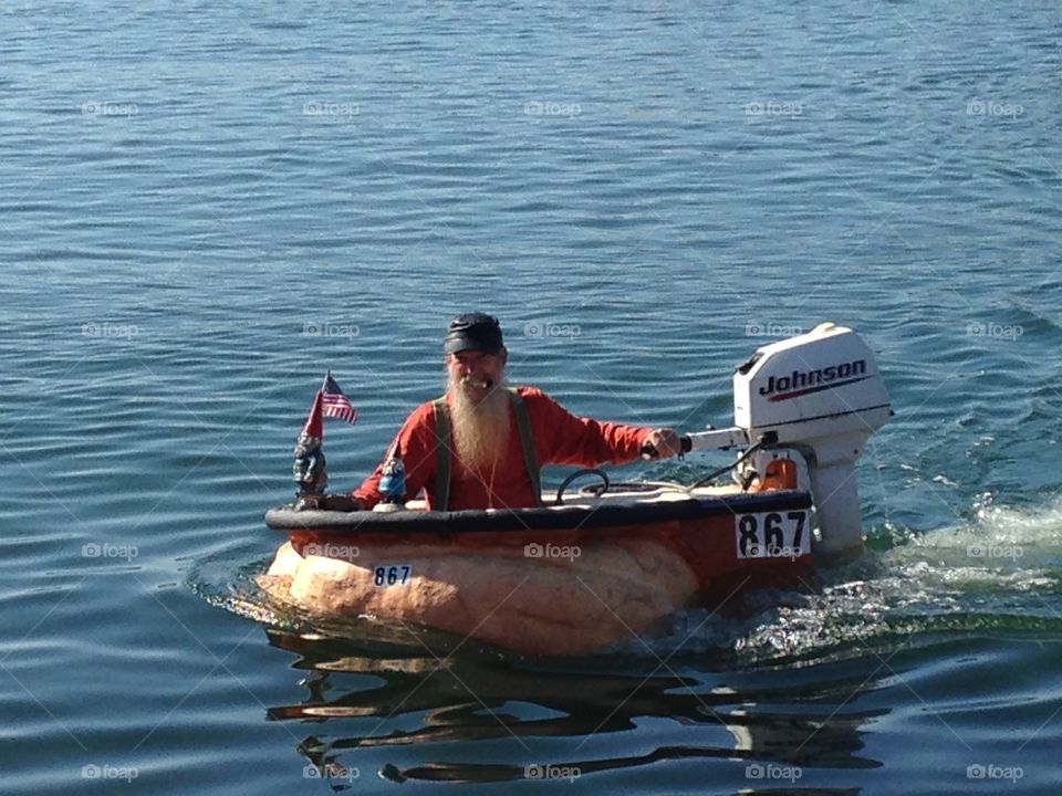 Pumpkin boat regatta 