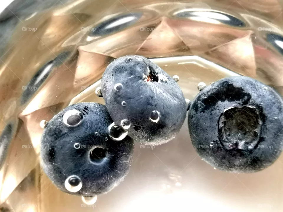 Ripe blueberry Forest treats
