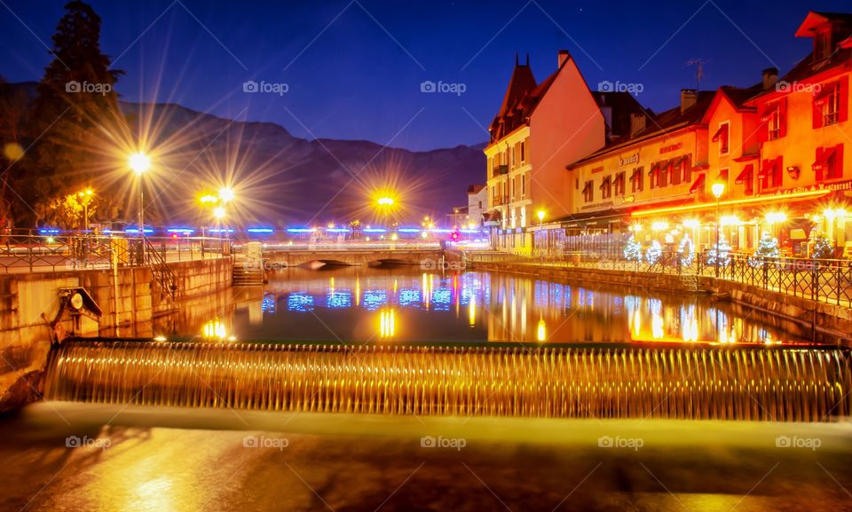 long exposure by night