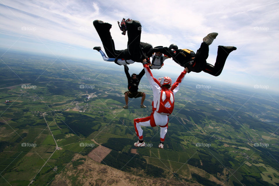 hybrid skydive freefly skydiver by seeker