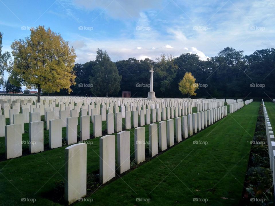 military cemetery at Ypres