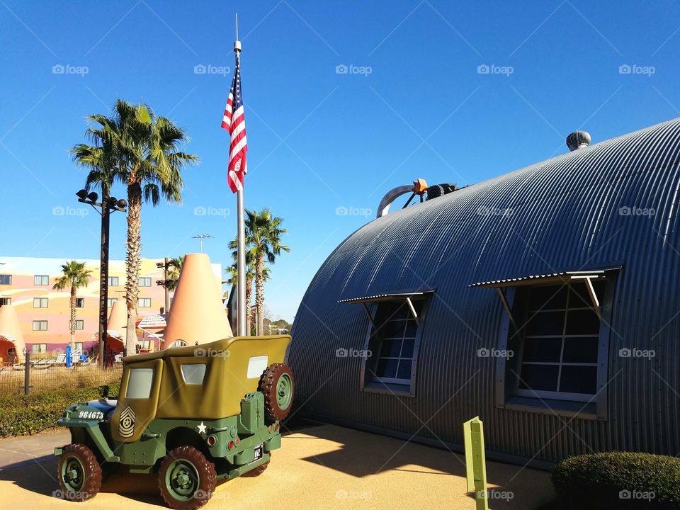 Sarge at Disney's Art of Animation resort