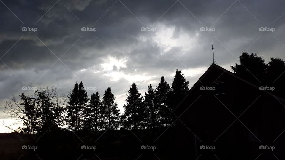 storm silhouette