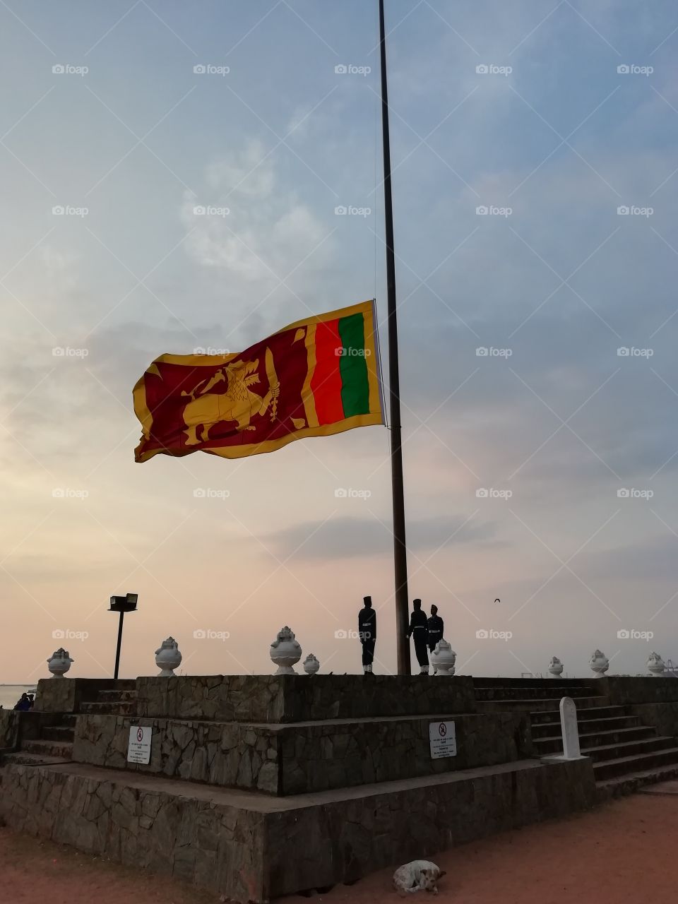 Lowering the flag #part 2😀