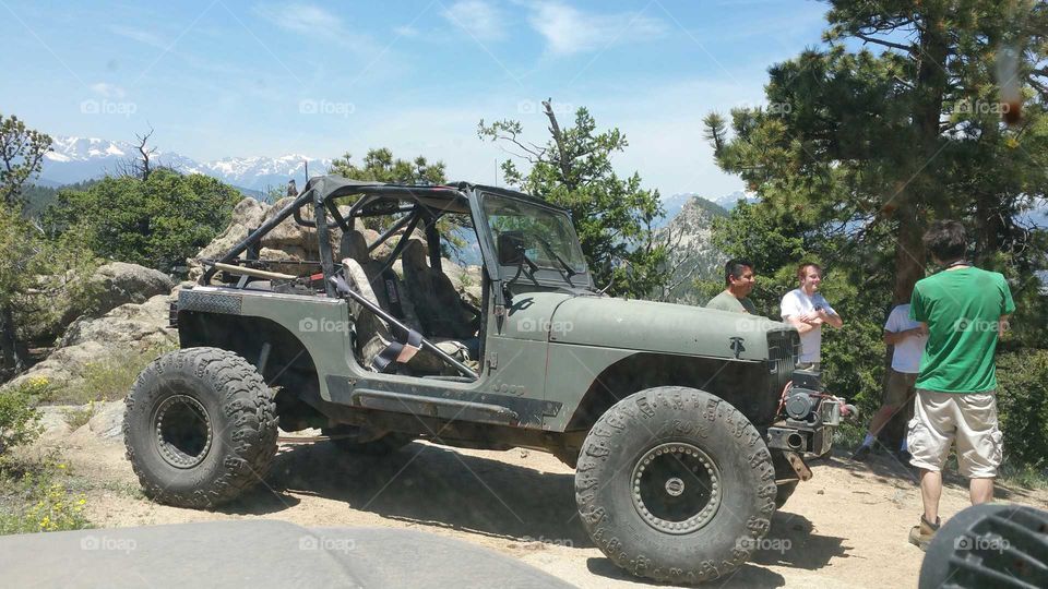 Green Jeep