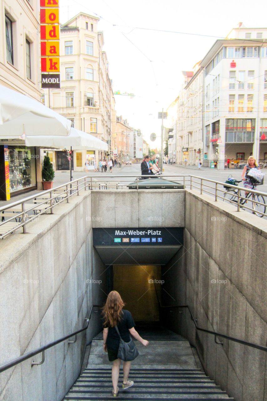 Munich ubahn sign