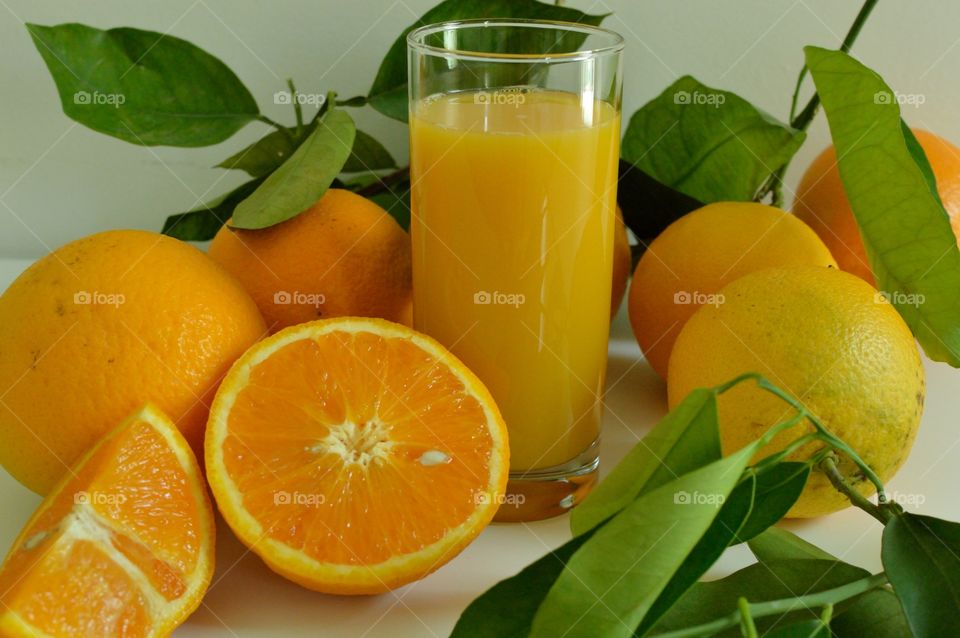 homemade orange  juice