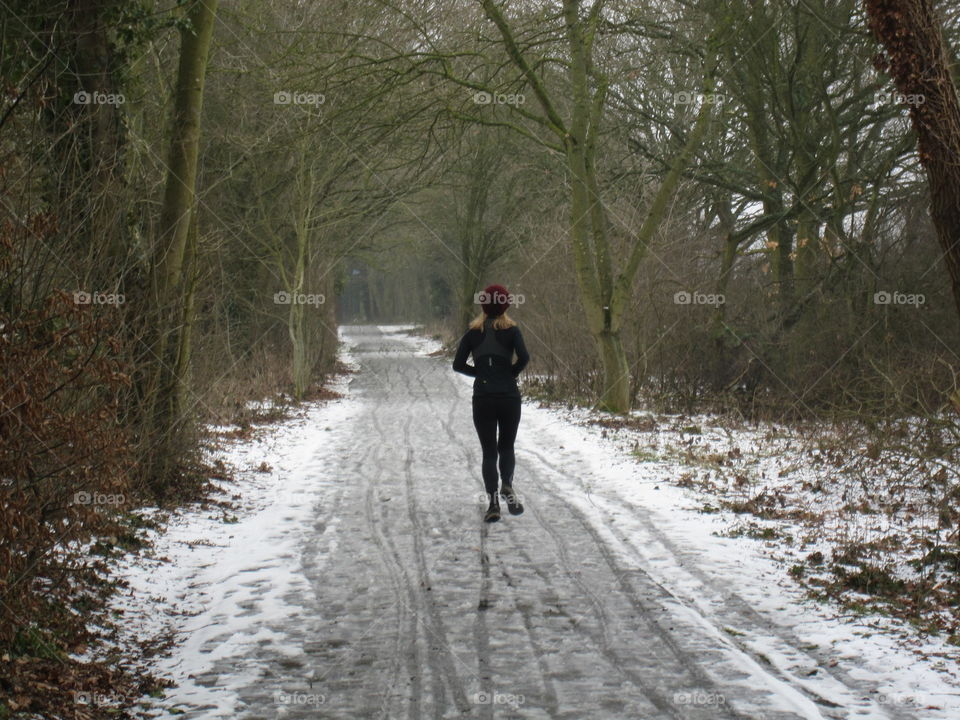 A Run In The Snow