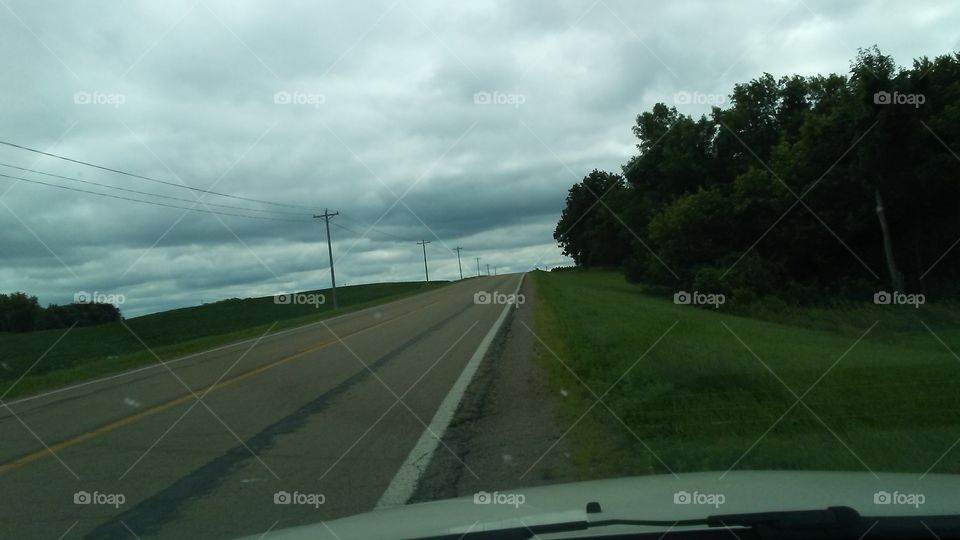 Road, Landscape, Asphalt, Highway, Tree