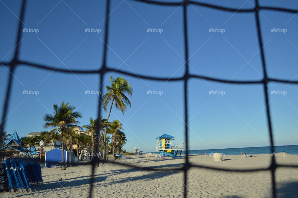 volleyball on the beach