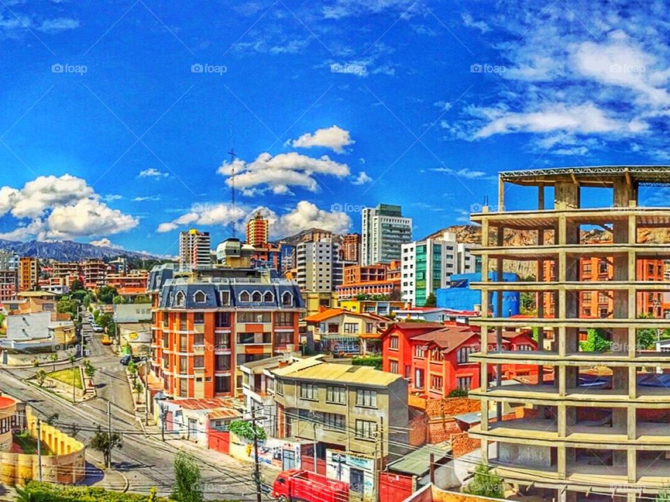 HDR of Zona Sur in La Paz Bolivia