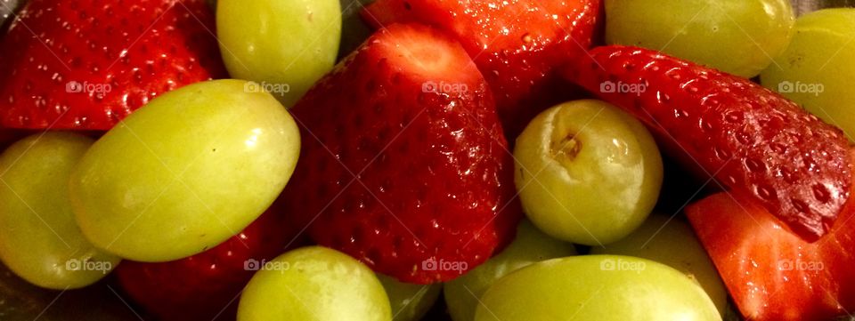 Strawberries & Grapes 