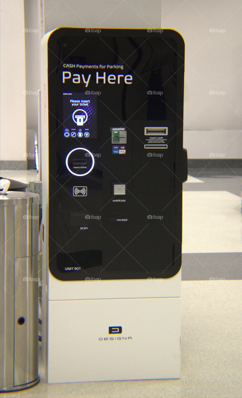Pay For Parking Kiosk at the Airport
